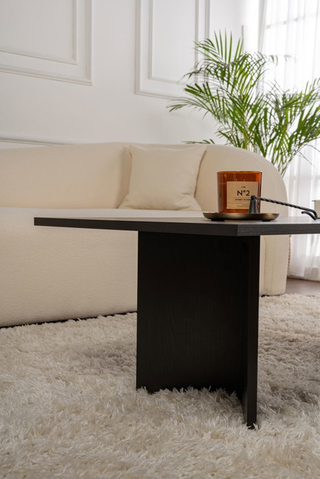 Nordure Sabin Mesa de Café Madera Negra